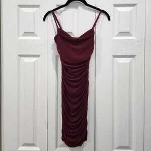 Burgundy mini dress from Windsor